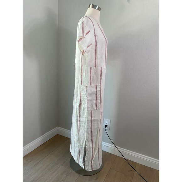 Christy Dawn White and Red Striped Dress - Picture 2 of 12